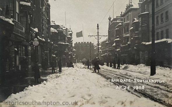 The Great Snowfall – 25 April 1908